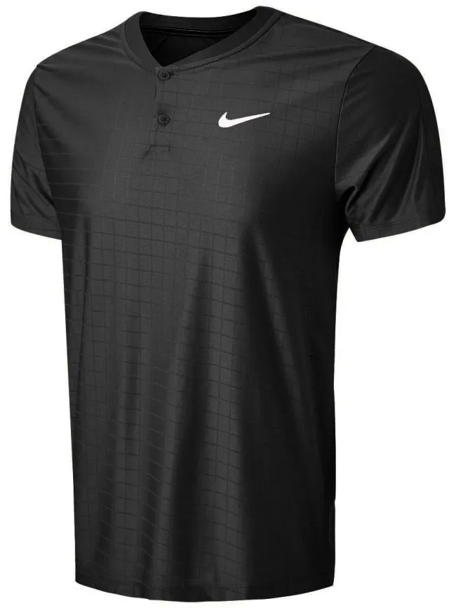 Nike Court Dri-Fit Advantage Polo - black/black/white