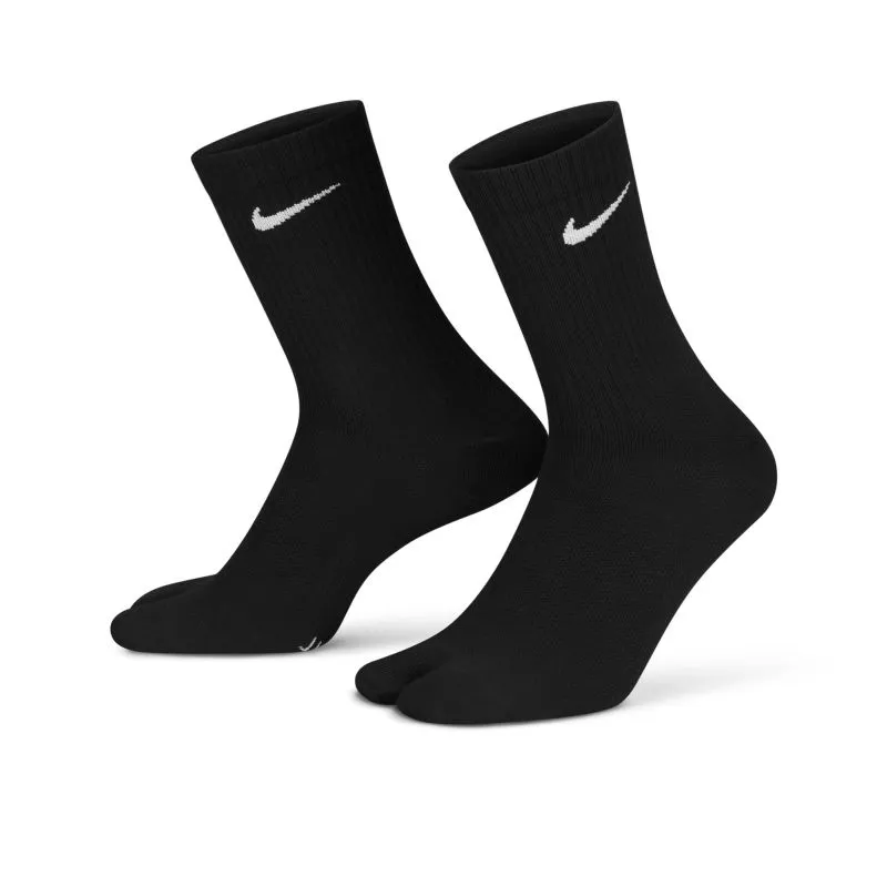 Nike Everyday Plus Lightweight Crew Split Toe 1P - black/white