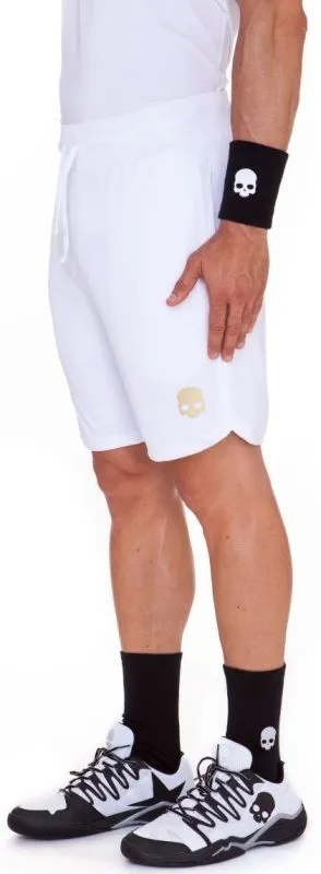 Hydrogen Reflex Tech Shorts Wimbledon - white/gold