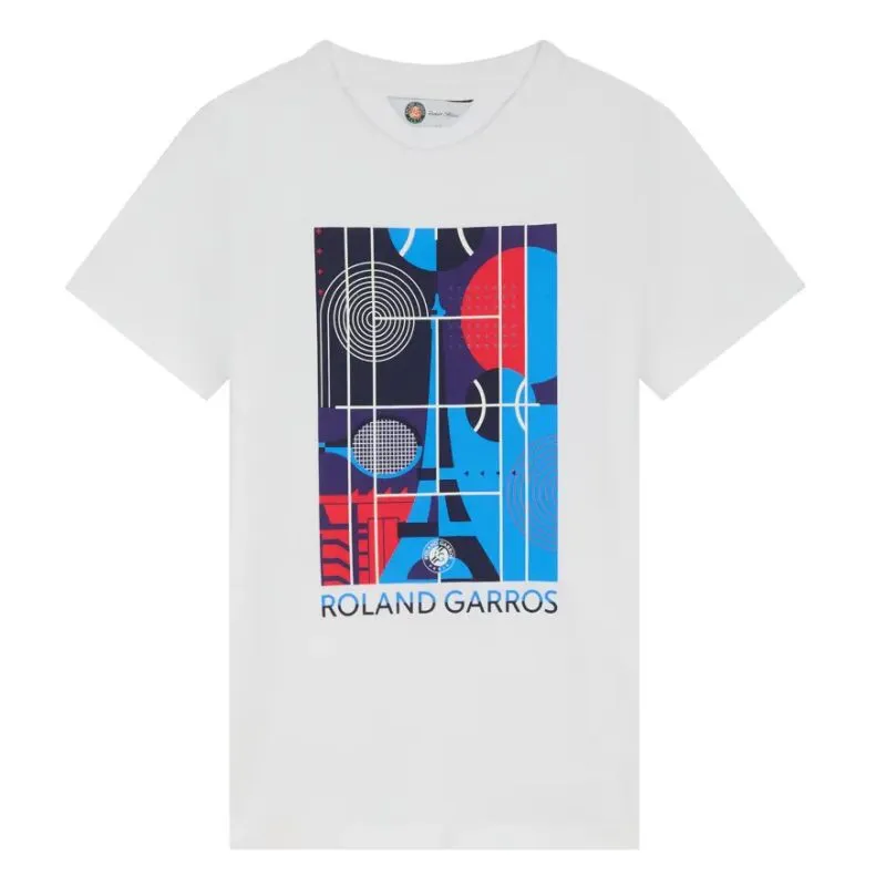 Roland Garros Eiffel Court Boys - white Roland Garros Eiffel Court Boys - white