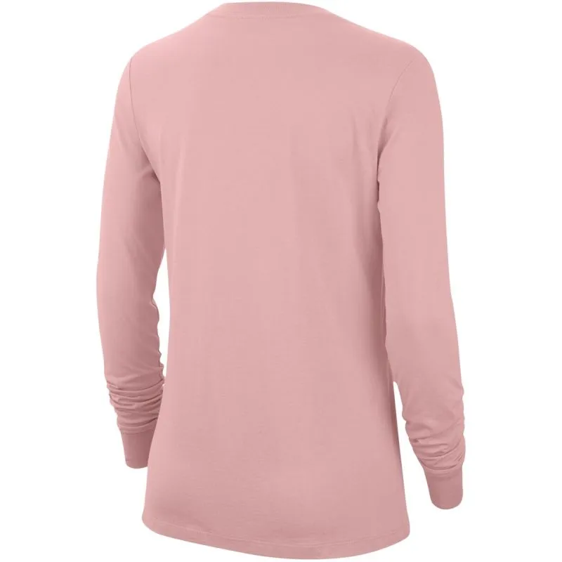Nike Swoosh Essential LS Icon Ft - pink glaze/black