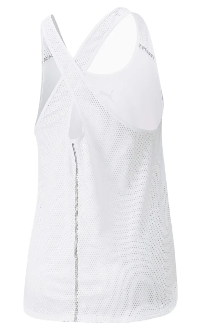 Puma Run Cloudspun Marathon Tank - puma white