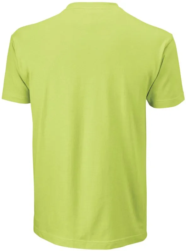 Wilson Script Cotton Tee - green glow