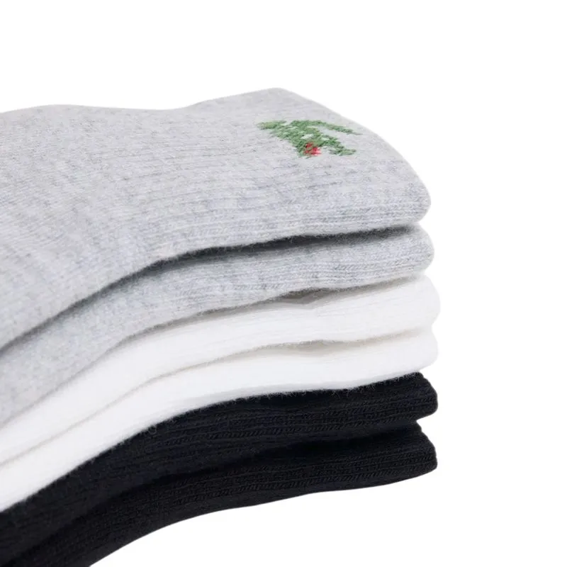 Lacoste Low 3P - white/grey/black