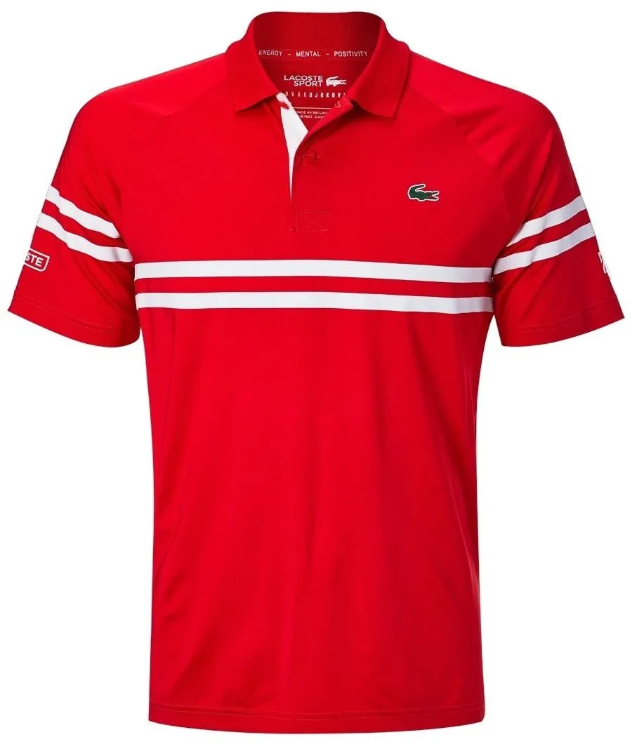 Lacoste Novak Spring Polo M - red