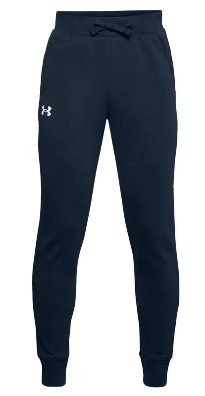Under Armour Boys' UA Rival Cotton Pants - academy/onyx white
