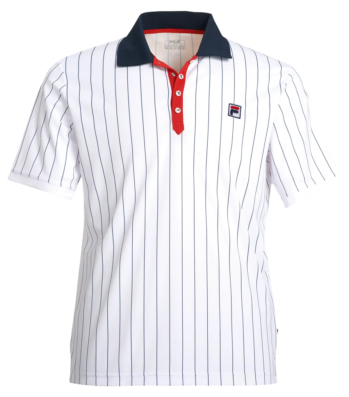 Fila Polo Stripes M - white/stripes