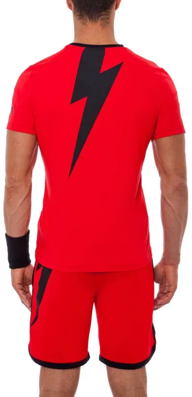 Hydrogen Thunderbolt Tech T-Shirt - red
