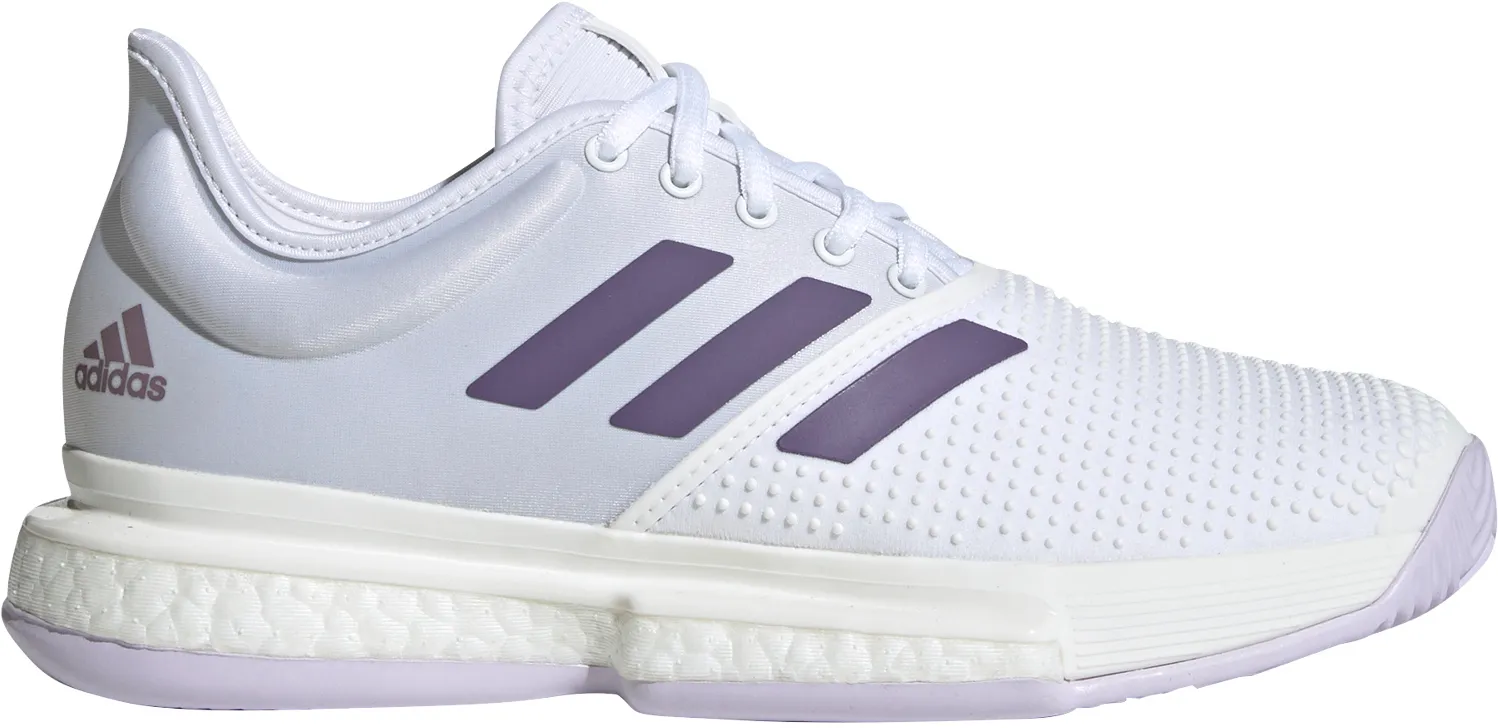 Adidas SoleCourt W - cloud white/tech purple/legacy purple