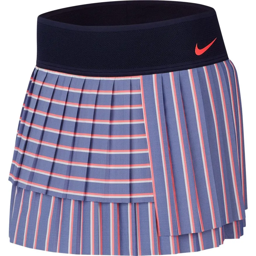 Nike Court Slam Skirt PS NT W - deep night/black/white/laser crimson
