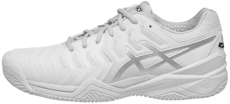 Asics Gel-Resolution 7 Clay - white/silver