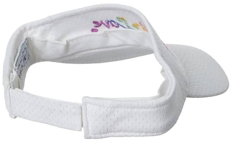 Lucky in Love Mesh Visor - white