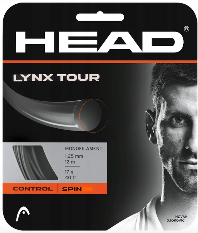 Head LYNX Tour 1.25 mm (12 m) - anthracite (Soovitame) Head LYNX Tour 1.25 mm (12 m) - anthracite (Polecamy)