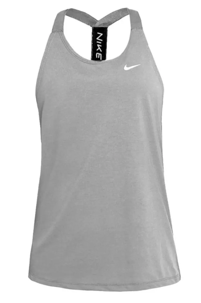 Nike Dry Essential Elastika Tank W - smoke grey/heather/white Nike Dry Essential Elastika Tank W - smoke grey/heather/white
