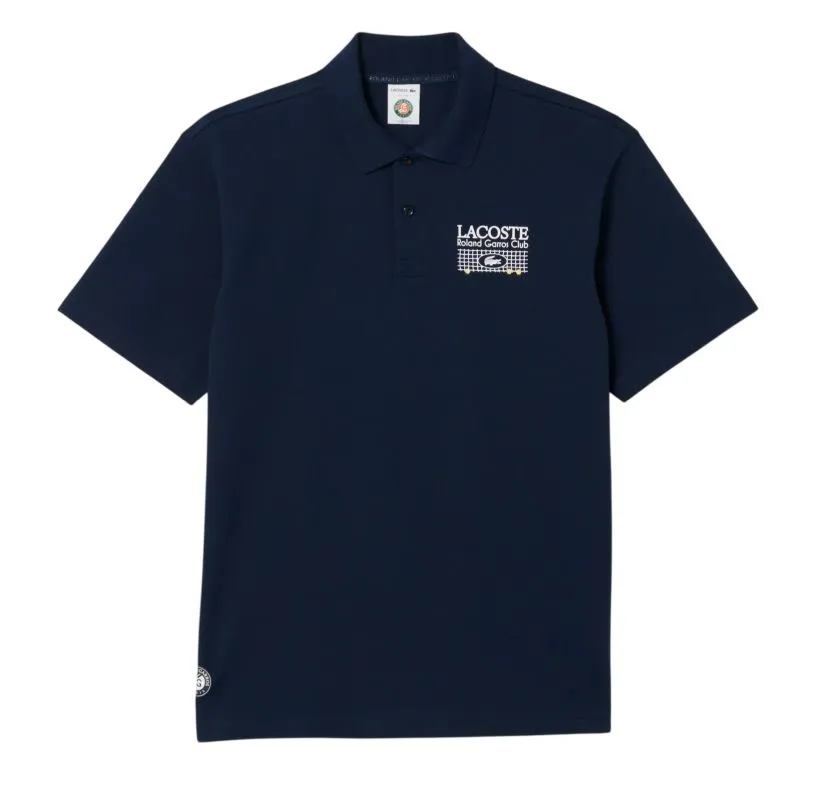 Lacoste Roland-Garros Edition Petit Pique - navy blue Lacoste Roland-Garros Edition Petit Pique - navy blue