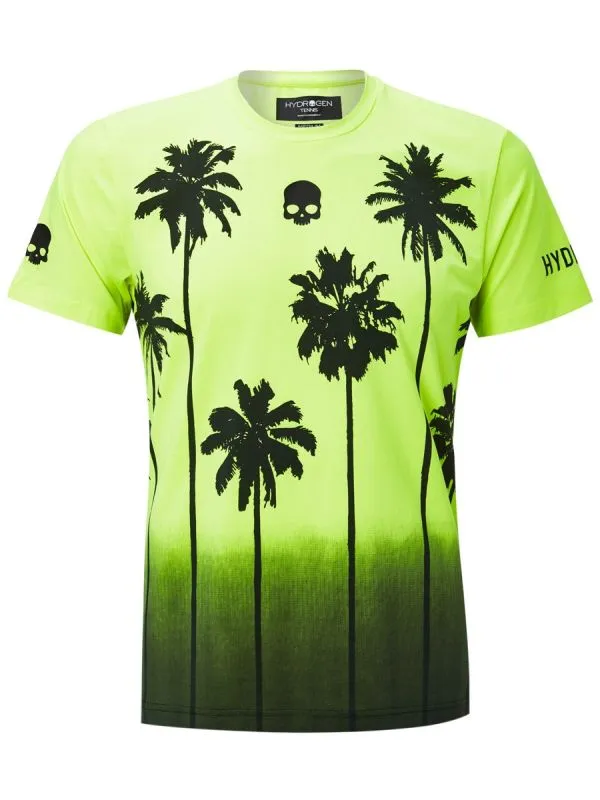 Hydrogen Palm Tech Tee Man - fluo yellow