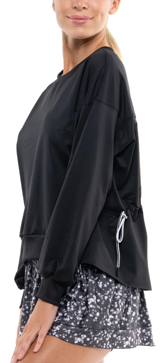 lucky-in-love-core-ruche-back-l-s-women-black-2 Lucky in Love Core Ruche Back L/S Women - black