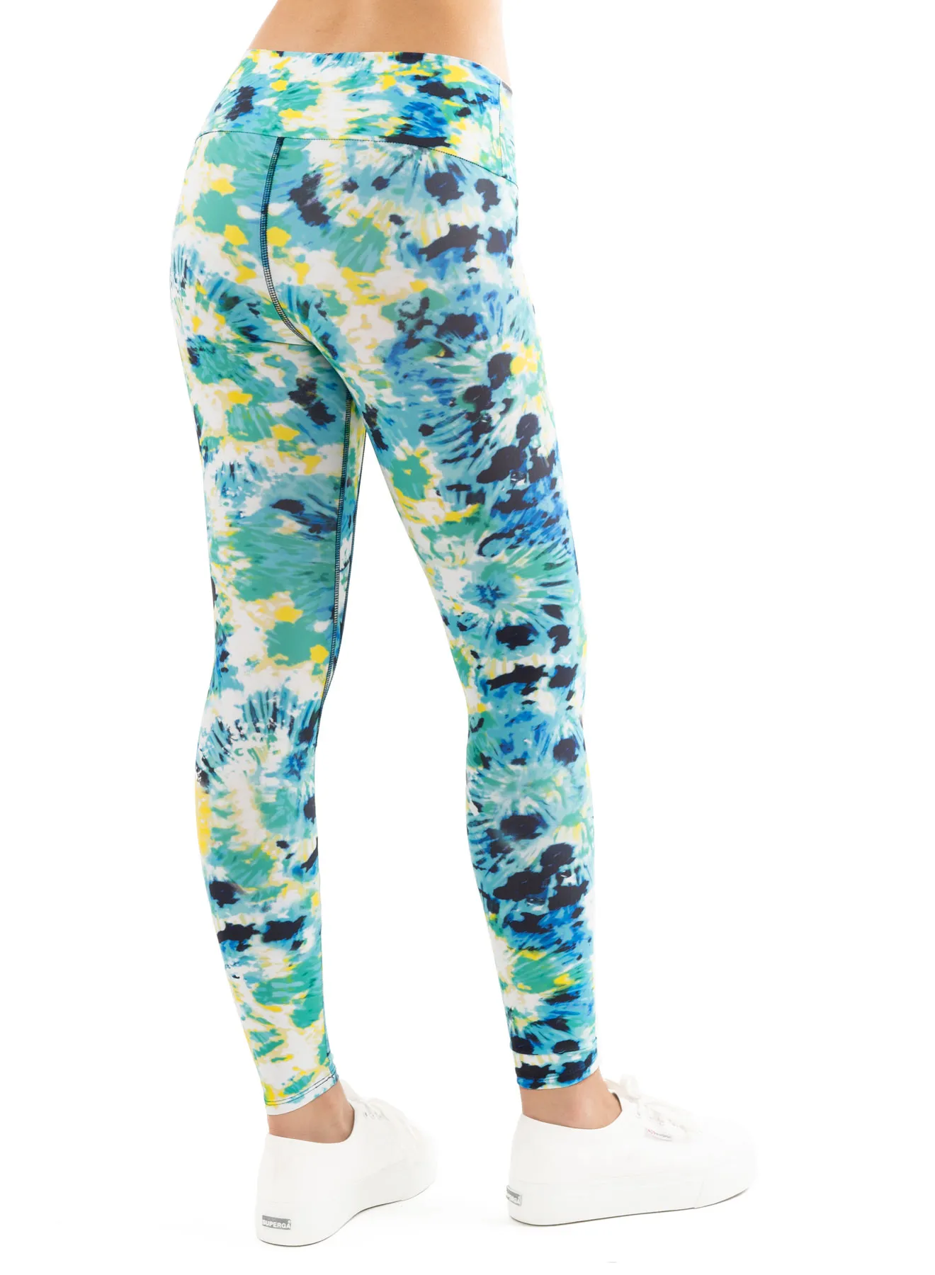 Lucky in Love Peace Out Legging Women - opal/print