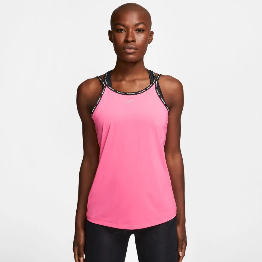 Nike Pro CLN Elastika Tank SP - digital pink/metallic silver