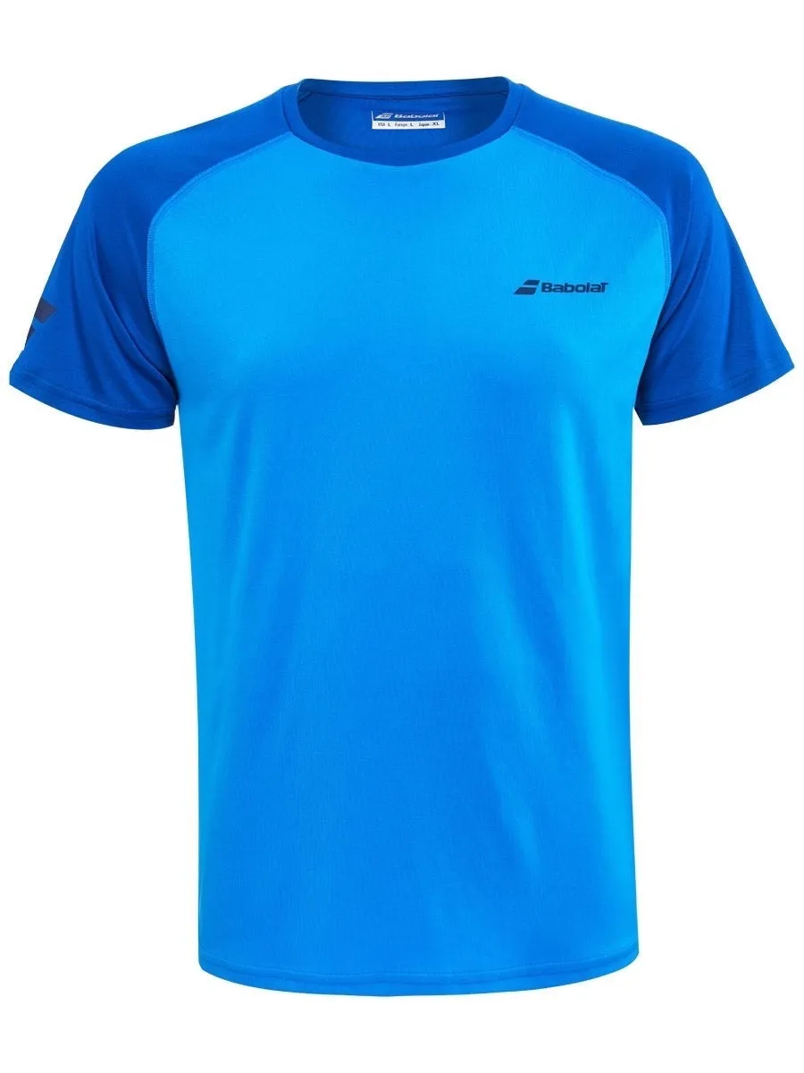 Babolat Play Crew Neck Tee Men - blue aster