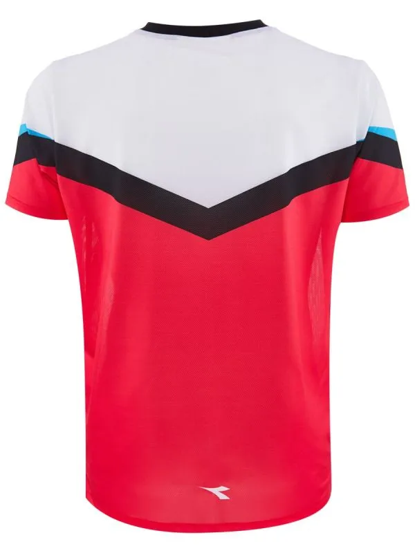 Diadora T-Shirt Clay - fluo lava