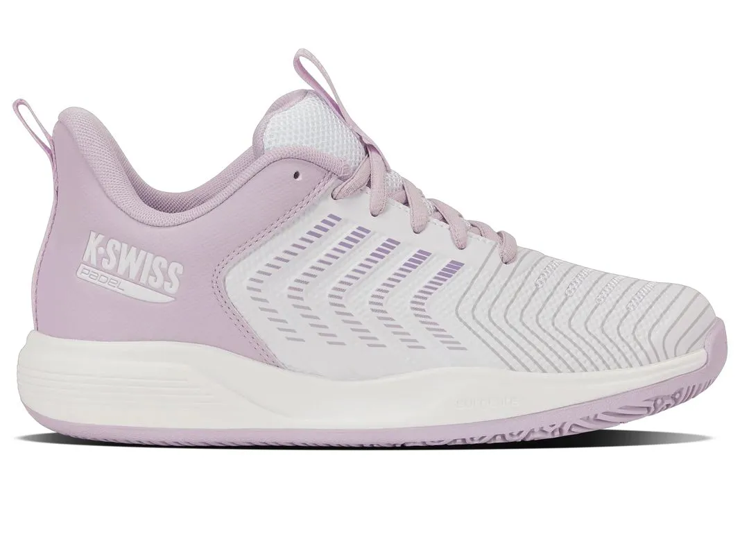 K-Swiss Ultrashot Light Padel - white/orchid hush/purple rose