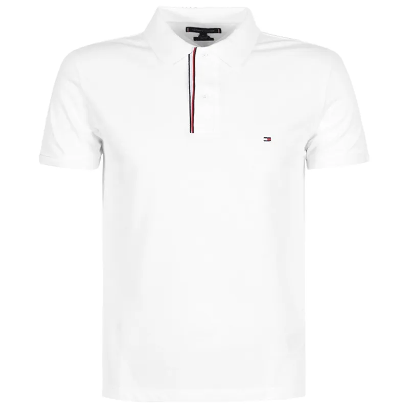 Tommy Hilfiger Essential RWB Detail Slim - white