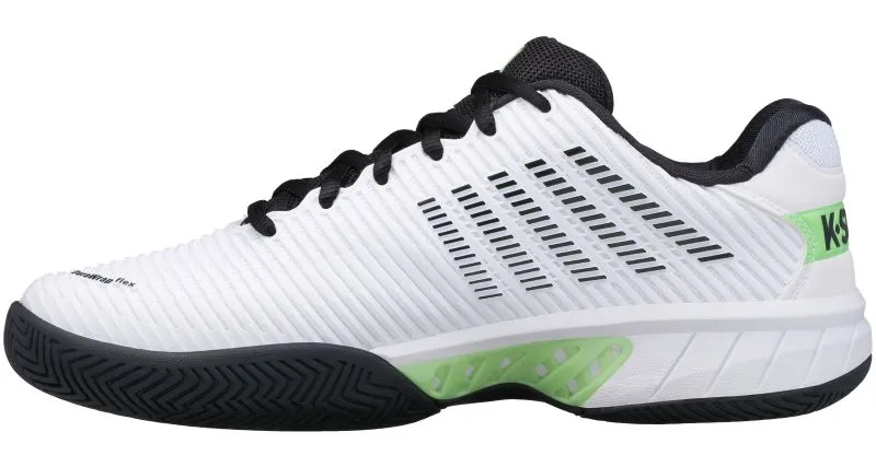K-Swiss Hypercourt Express 2 - white/blue graphite/soft neon green