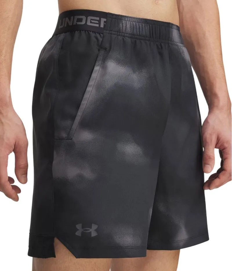 Spodenki tenisowe Under Armour Vanish 6in Printed - black/castlerock