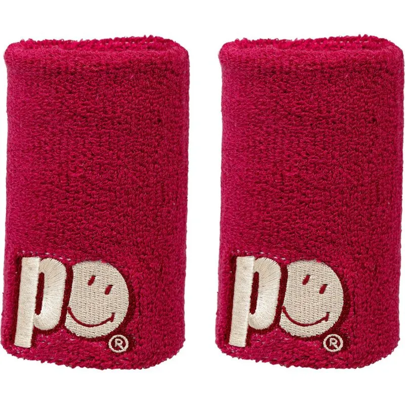 Prince X Smiley Wristband Long 2P - pink raspberry Prince X Smiley Wristband Long 2P - pink raspberry