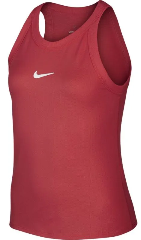 Nike Court Dry Tank - gym red/white