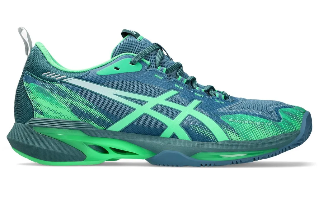 Asics Sonicsmash FF - saba blue/vital green