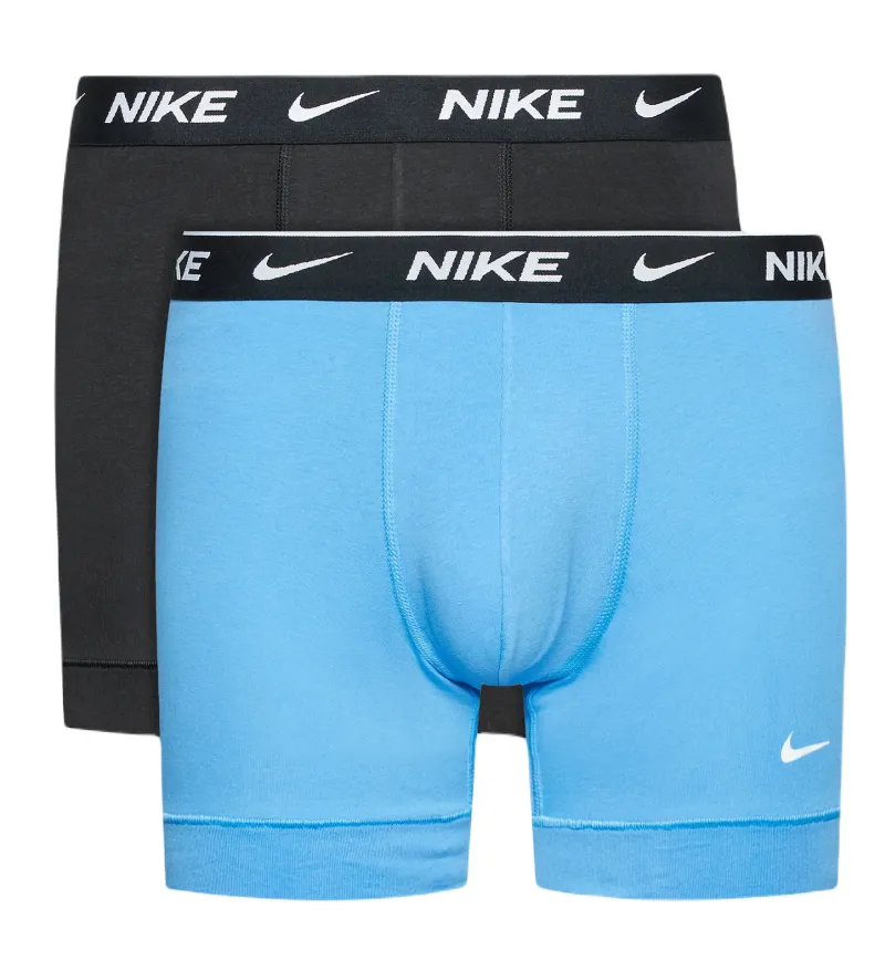 Nike Everyday Cotton Stretch Boxer Brief 2P - uni blue/black