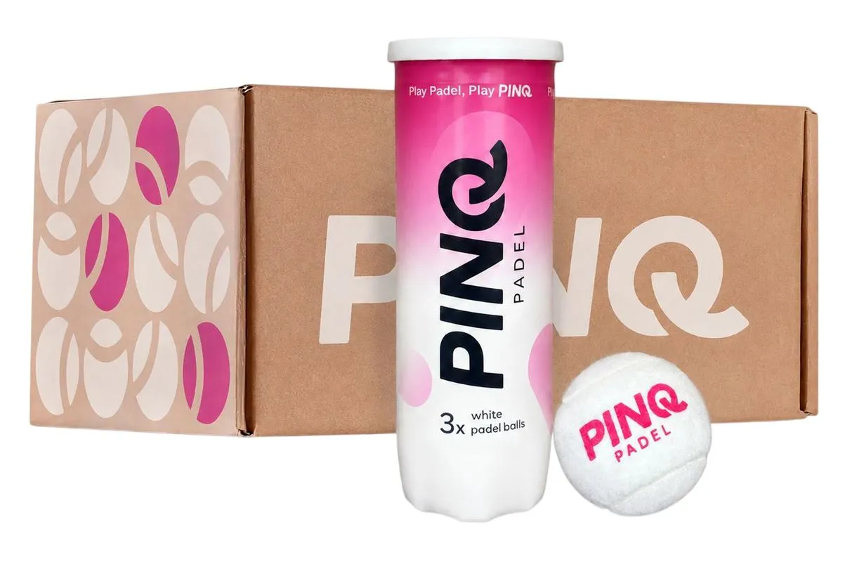 Pinq White Padel Balls 24 x 3B Pinq White Padel Balls 24 x 3B