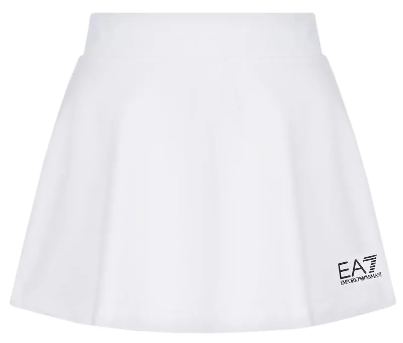 EA7 Woman Jersey Miniskirt - white