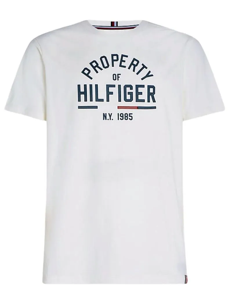Tommy Hilfiger Graphic SS Tee - ancient white