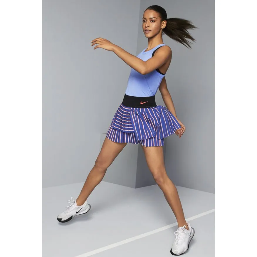 Nike Court Slam Skirt PS NT W - deep night/black/white/laser crimson