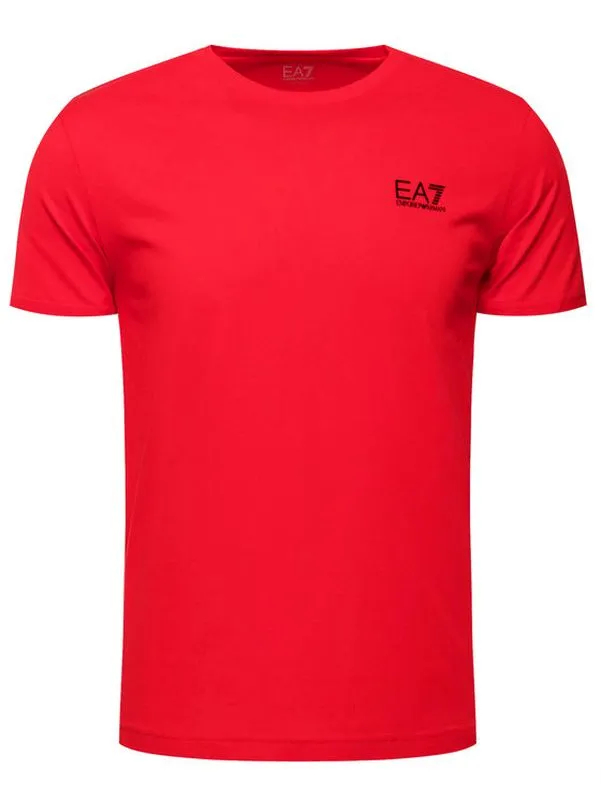 EA7 Man Jersey T-Shirt - racing red EA7 Man Jersey T-Shirt - racing red