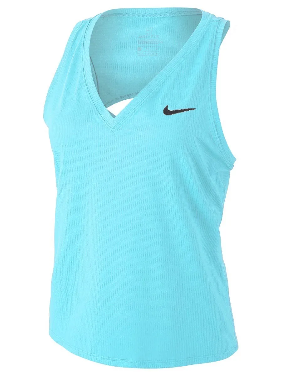Nike Court Dri-Fit Victory Tank W - copa/white/black