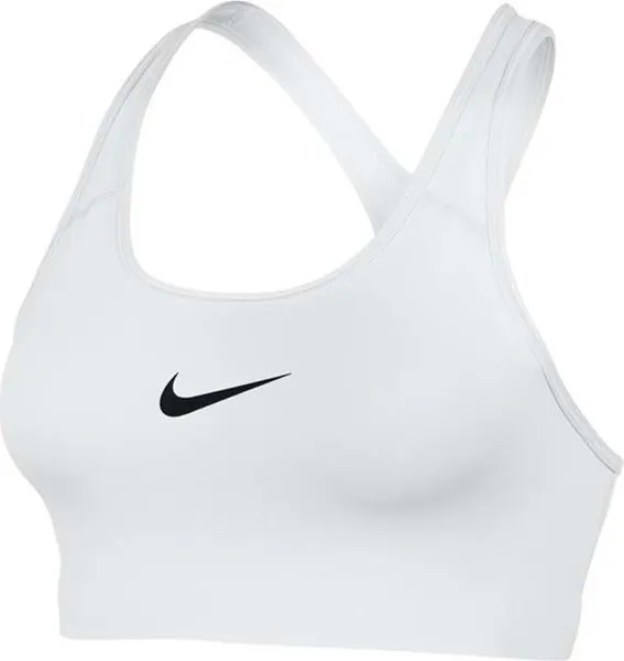 Nike Pro Classic Swoosh Bra - white/black