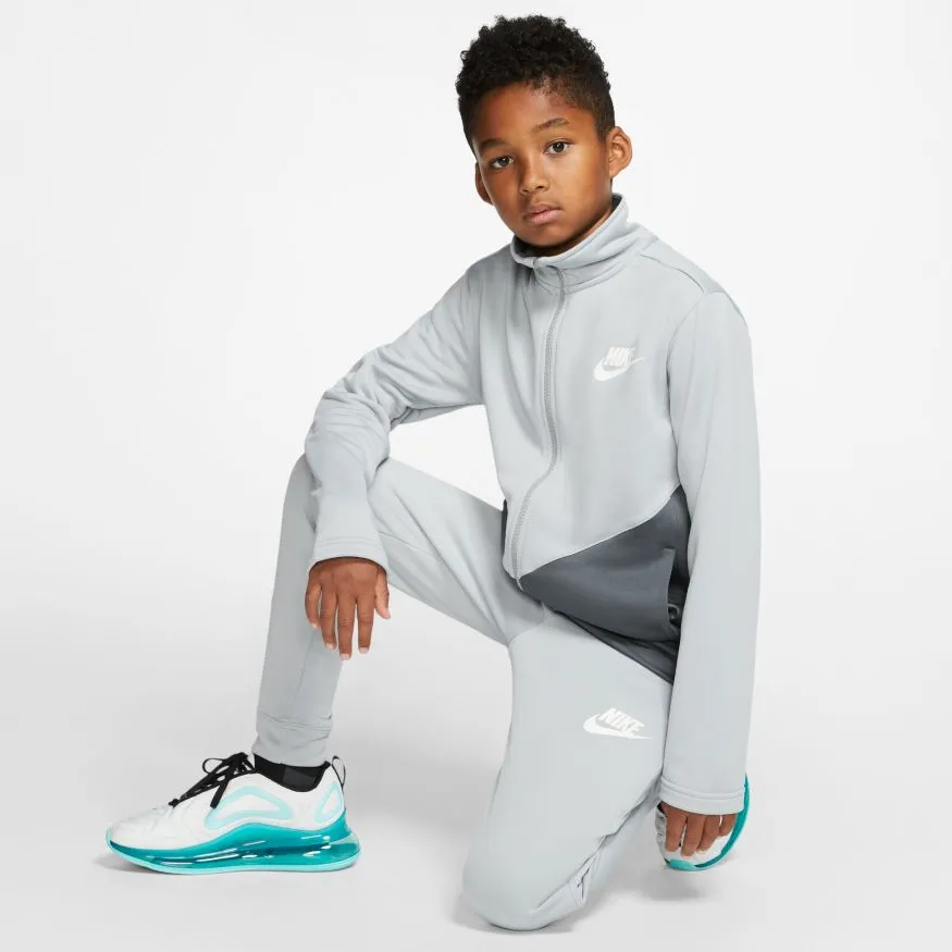 Nike Swoosh Core Tracksuit Futura - light smoke grey/iron grey/white