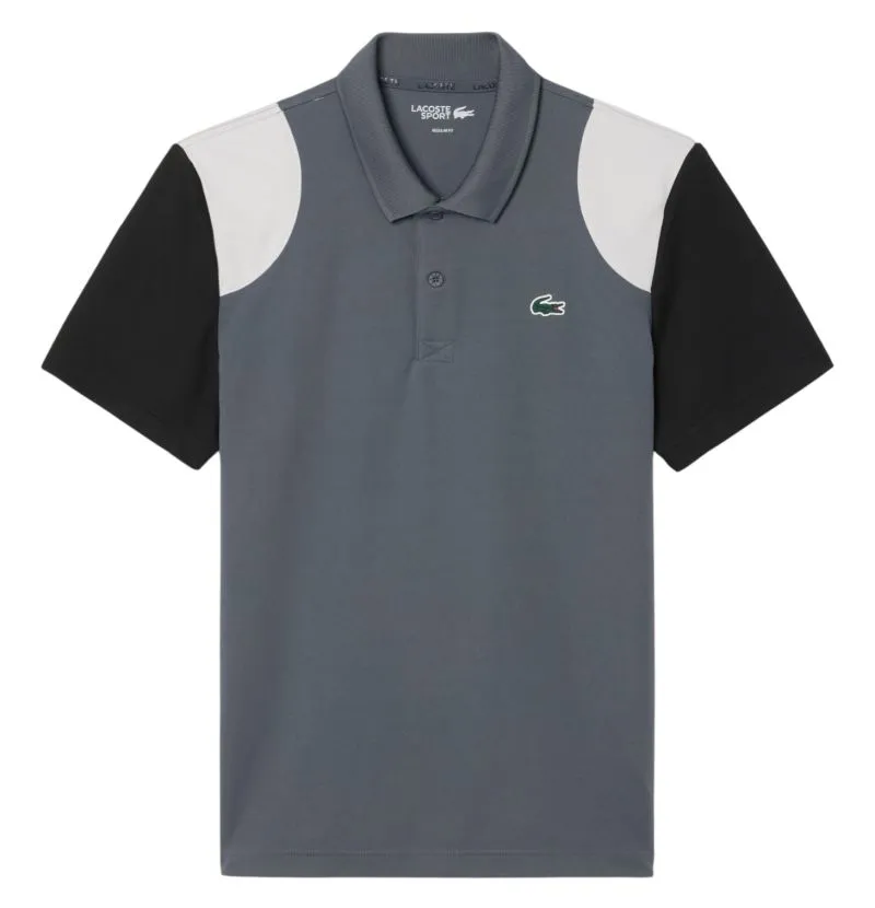 Lacoste Ultra Dry Colour-Block Sport - grey/black
