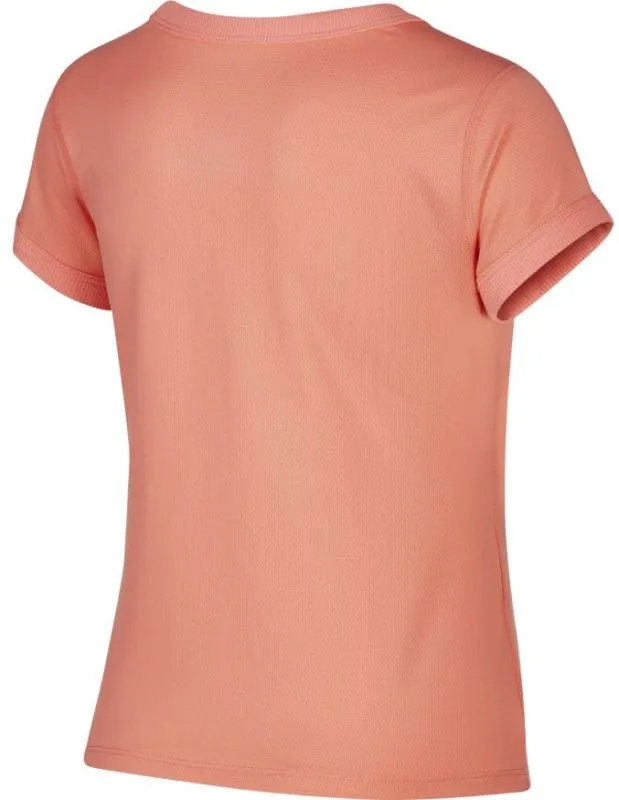 nike-court-g-dry-top-ss-sunblush-white-2 Nike Court G Dry Top SS - sunblush/white