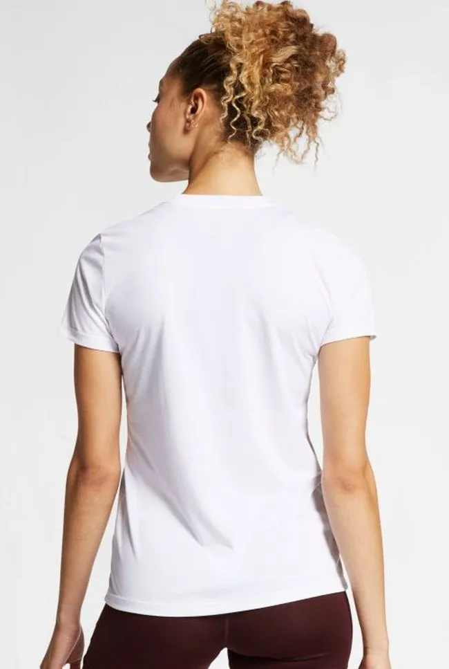 Nike Dri-Fit Leg Tee Crew W - white/black
