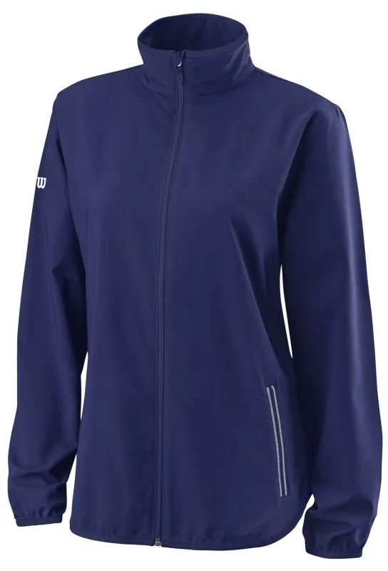 Wilson W Team Woven Jacket - blue depths/white