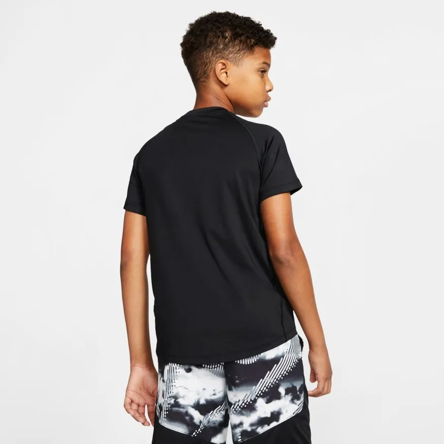 Nike Pro SS FTTD Top - black/white