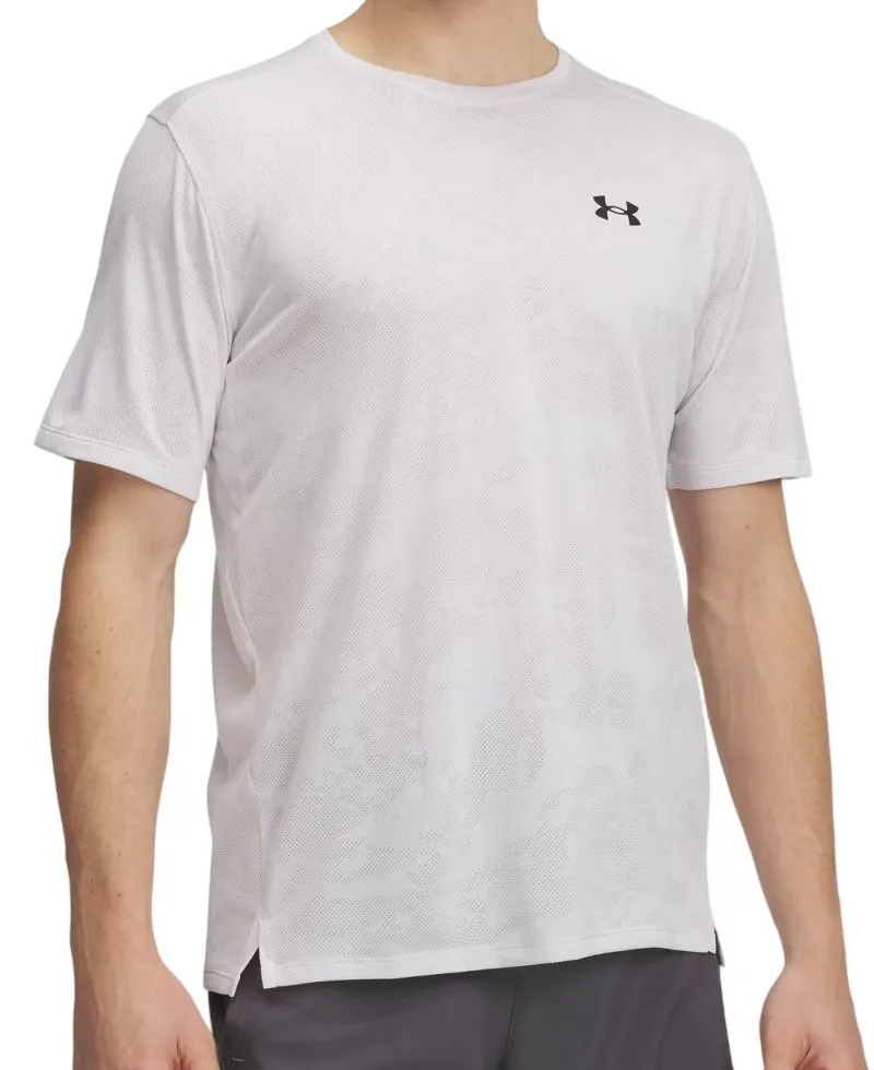 Under Armour Tech Vent Jacquard Short Sleeve - distant gray/black Under Armour Tech Vent Jacquard Short Sleeve - distant gray/black