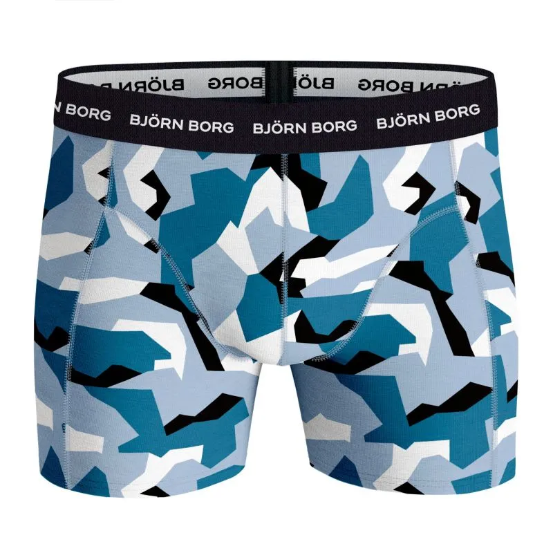 Björn Borg Shorts Sammy BB Nordic Camo 3P - skyway
