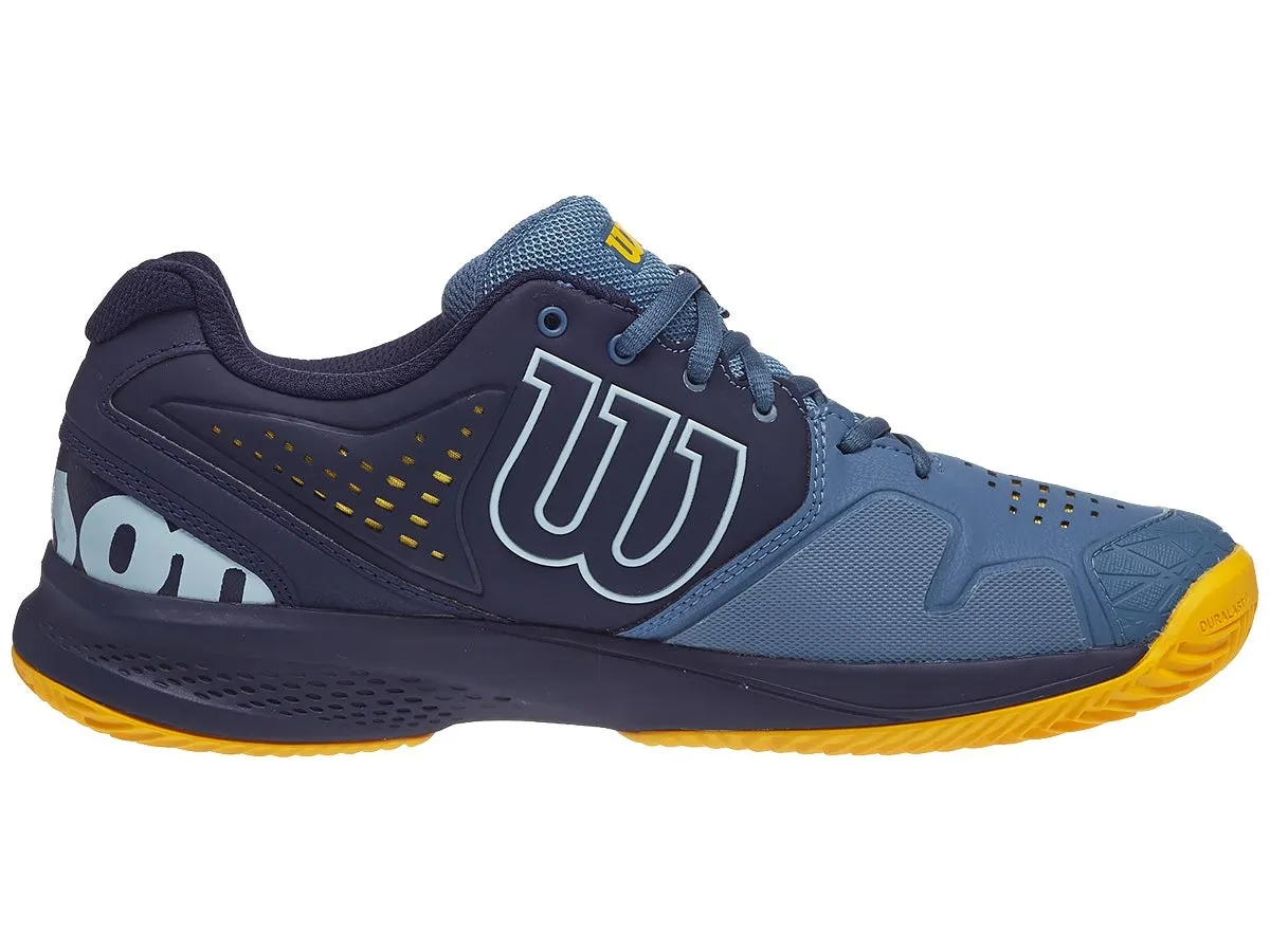 Wilson Kaos Comp 2.0 Clay Court - copen blue/peacoat/gold fusion