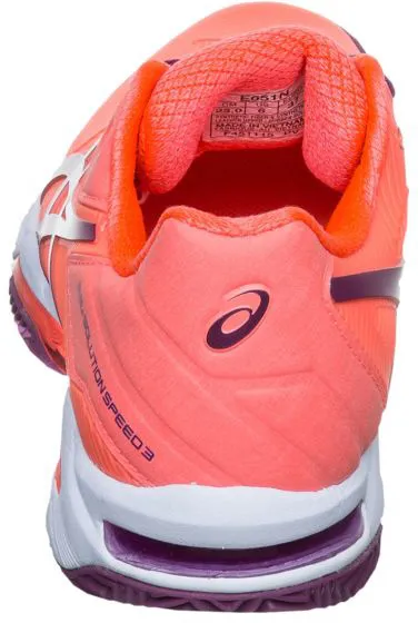 Asics Gel-Solution Speed 3 Clay - flash coral/plum/flash coral